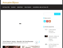 Tablet Screenshot of annuaire-bijoux.com